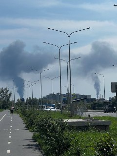 БПЛА упал на территории Тюменского НПЗ