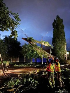 В Ростове-на-Дону из-за непогоды отключилась подстанция и задерживаются поезда