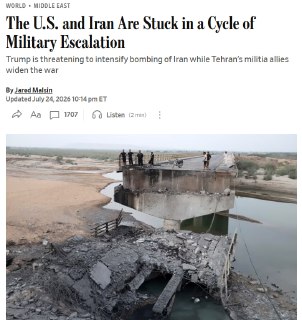 WSJ: США и Иран оказались в ловушке взаимной эскалации