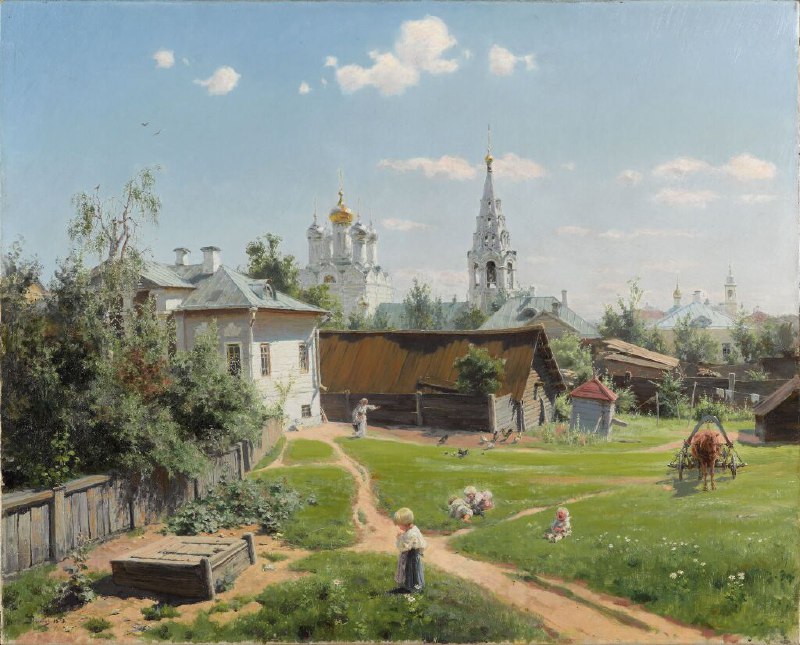 О картине Василия Поленова «Московский дворик»