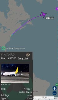 Самолет Atlas Air доставил военный груз для ВСУ из Великобритании в Польшу