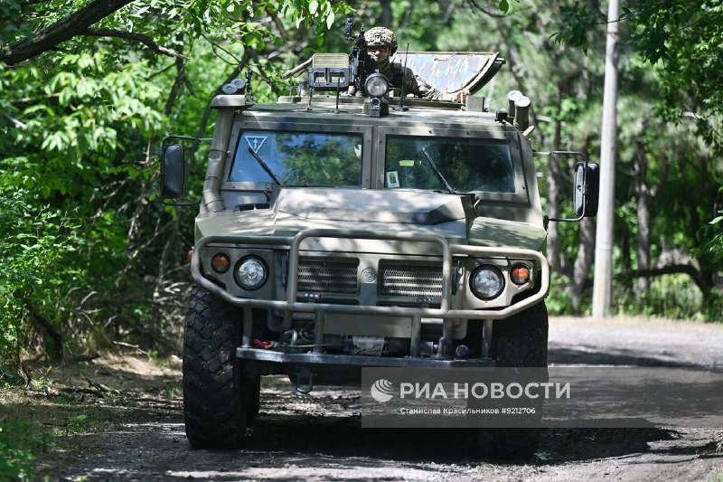 Бронеавтомобиль «Тигр-М СпН» задействован на Добропольском направлении