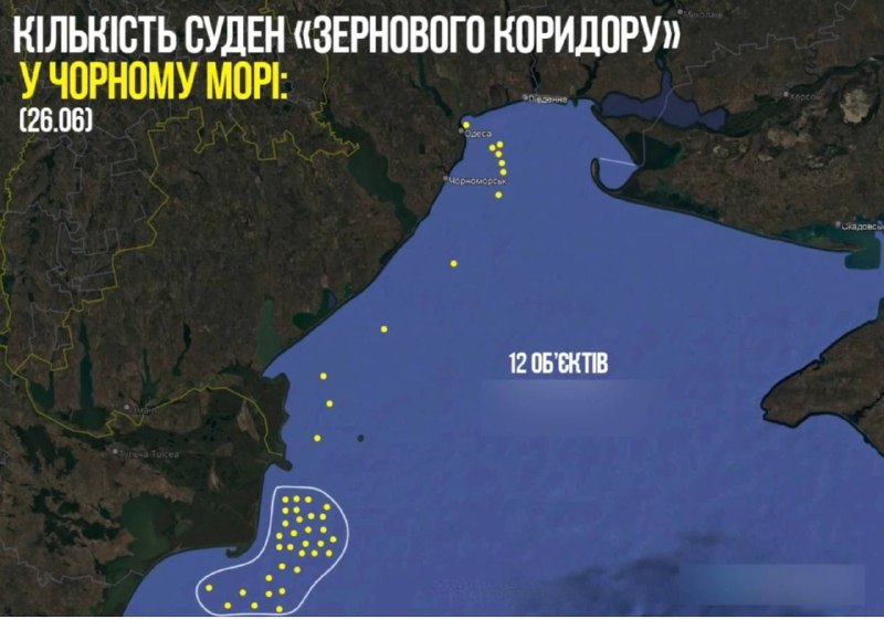 Анализ блокировки морских путей Украины со стороны ВС РФ