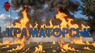 Уничтожение бензозаправки ВСУ под Краматорском