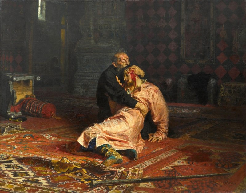 История картины Ильи Репина «Иван Грозный и сын его Иван»