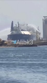 В порту Египта тушат пожар на американском терминале СПГ