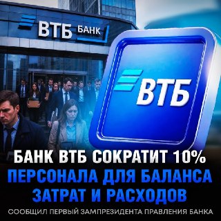 ВТБ готовит увольнения до 10% сотрудников головного офиса