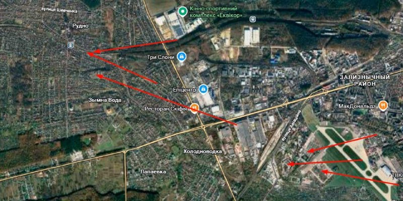 Ракетный удар Х-101 по объектам ВПК и воинской части во Львове