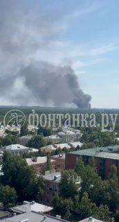 На юге Петербурга заметили черный дым в районе Ижорского Завода