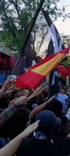 В Мадриде прошла демонстрация испанских националистов против иммиграции