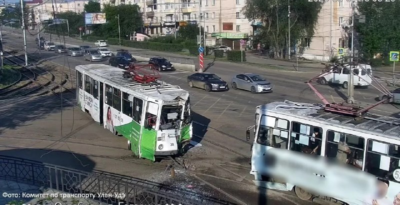 В Улан-Удэ в ДТП с трамваями пострадали десять человек, в том числе двое детей