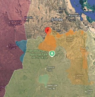 Наступление повстанцев TPLF в ответ на возможное вторжение эфиопской армии в Судан