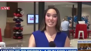 Ведущая американского телеканала Fox13 уснула в прямом эфире