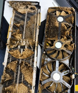 Загрязнение видеокарты RTX 4090 табачными смолами привело к критическому перегреву