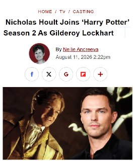 Николас Холт сыграет Златопусту Локонса в сериале по «Гарри Поттеру»