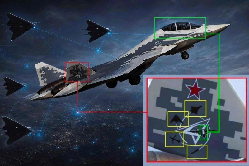 Разработка двухместного Су-57 может расширить возможности применения БПЛА