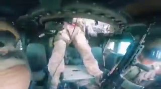 Трагичные кадры кончины баринской боевой машины