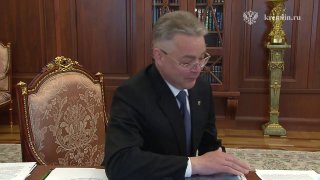 Путин принял доклад губернатора Ставропольского края
