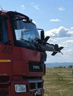 Очередной Hornet застрял в кабине грузового «Камаза» на трассе Р-280
