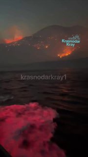В заповеднике «Утриш» после падения БПЛА разгорелся крупный пожар