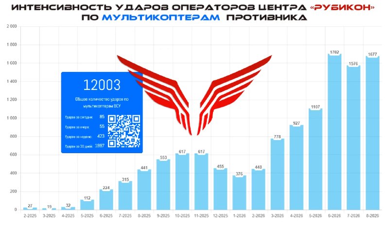 Темп «Рубикона» — 2000 сбитых мультикоптеров врага в месяц