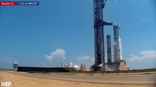 В Starbase испытали двигатели ускорителя Super Heavy B21