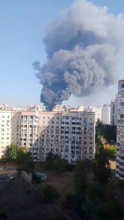 Атаки на логистический центр и склад в Киевской области