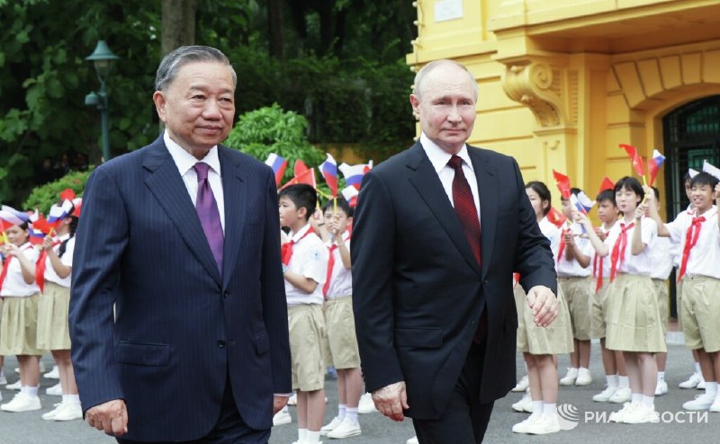 Путин проведет переговоры с президентом Вьетнама в Кремле