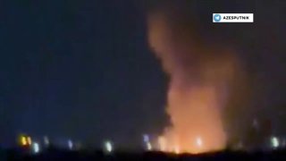 Взрыв и пожар при попытке кражи топлива в Баку