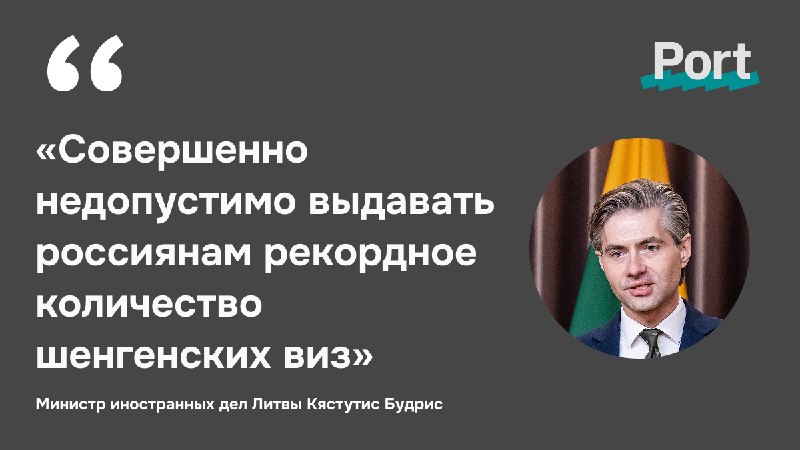 Глава МИД Литвы призвал ограничить выдачу виз россиянам