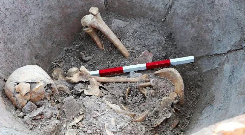В Болгарии обнаружен скелет человека, пролежавший в винном кувшине 1600 лет