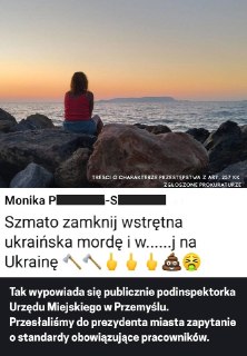 В Перемышле работница мэрии оскорбительно высказалась в адрес украинки