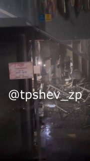 Последствия ночного удара «Геранью» по ТЦ в Запорожье