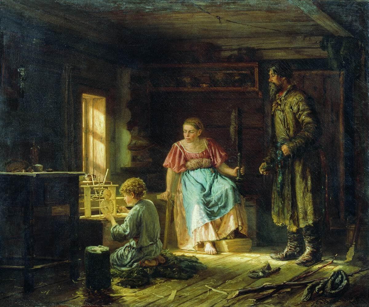 История картины Василия Максимова «Мальчик-механик»