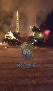 Удар ВС РФ по АЗС на границе с Польшей вызвал пожар на посту Ягодин