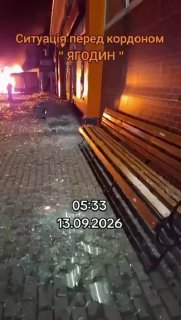 Новые кадры атаки БПЛА на АЗС в Волынской области