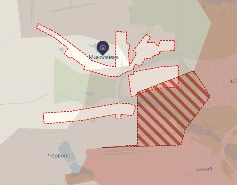 Продвижение российских войск в районе Николаевки и Длинной Балки