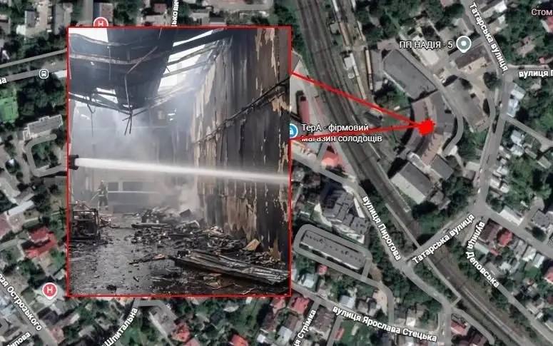 Депо в Тернополе после прилетов