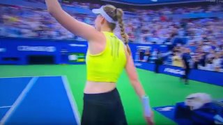 Теннисистку Соболенко оштрафовали на $7,5 тыс. за разбитую ракетку на US Open