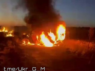 Кадры попадания российского FPV-дрона по пикапу ВСУ в Донбассе