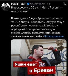 Анализ участия Яшина в ЕДГ в Армении