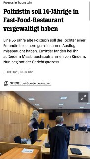 Немецкий журнал Spiegel превратил обвиняемого в педофилии мужчину в «женщину-полицейскую»