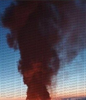 Удар по складу в Святошинском районе Киева