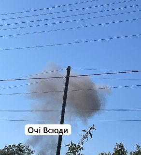Прилет БпЛА в Запорожье