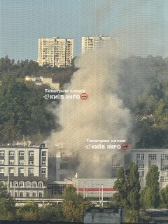 Повторный удар по БЦ «Протасов» в Киеве