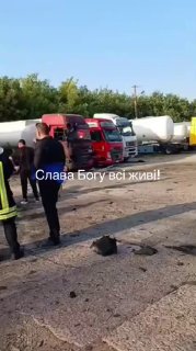 В Одесской области целью удара стала стоянка с газовозами в Усатово