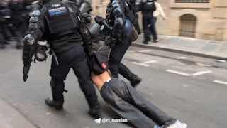 Массовые протесты и полицейские задержания во Франции