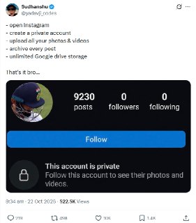 Лайфхак: как сделать безлимитное облако для фото через Instagram