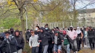 В Брюсселе начался разгон протестующих с применением слезоточивого газа