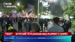 В Албании полиция применила спецсредства против участников протестов против властей